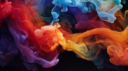 Wall Mural - abstract colorful background generated by ai tool
