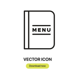 Aufkleber - Menu icon vector. Linear-style sign for mobile concept and web design. Menu symbol illustration. Pixel vector graphics - Vector.	
