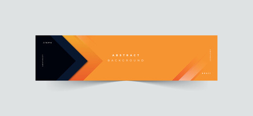 Wall Mural - LinkedIn abstract banner template, abstract background linkedIn banner