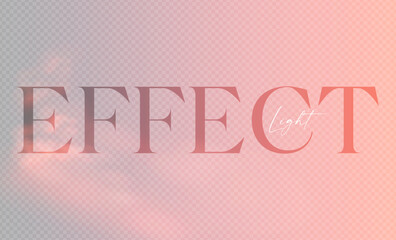 Canvas Print - Soft effect with fog texture and light. Transparent vector.