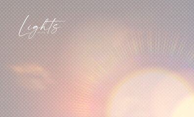Canvas Print - Soft effect with fog texture and light. Transparent vector.