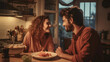 © Dirk - copy space, stockphoto, A loving couple enjoying date night, laughing and cooking together in a home kitchen, expressing love and togetherness. Couple preparing food in the kitchen.
