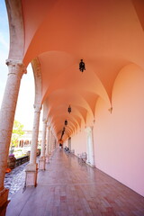 Wall Mural - Sarasota, FL, USA - 11 12 2023: The landscape of Ringling museum in Florida	
