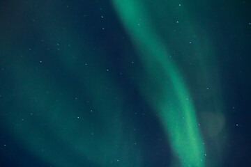 northern lights at sea