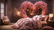Pink Fantasy Haven.  Fantasy Fairytale Bedroom.  Girly Glamour Sanctuary.