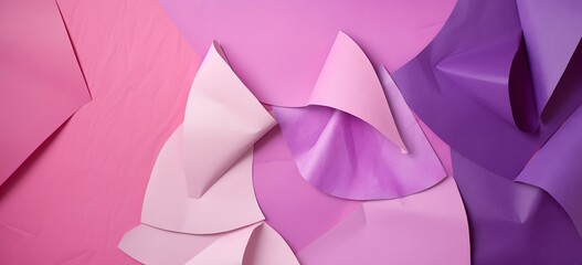 Wall Mural - a couple of pieces of paper sitting on top of each other generative ai