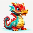 chinese dragon cartoon character 
