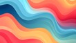 Minimalistic Background of abstract Waves in multiple Colors. Creative Retro Wallpaper