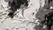Abstrakte schwarze Wandtextur für Musterhintergrund. breites Panoramabild. Schwarze Wandstruktur, rauer Hintergrund, dunkler Betonboden oder alter Grunge-Hintergrund mit Schwarz
