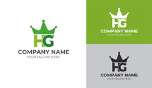 HG Letter Logo Design Template King Logo Design Template