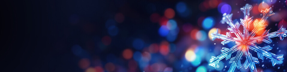 snowflake banner header