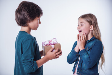 Poster - Charming and cheerful kids