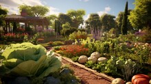 A World Of Textures And Colors, Revealed In The Heart Of A Vegetable Garden.