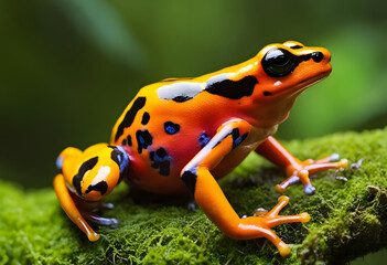 Wall Mural - red eyed tree frog