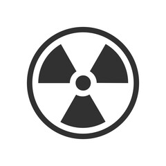 Vector radiation symbol radiation.