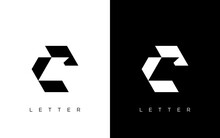 Initial Letter C Logo Vector Design Template. Creative Modern Trendy C Typography And Black Colors.