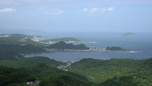 Picturesque Scenic Landscapes Coast Near Jiufen, New Taipei City's Of Ruifang District, Taiwan.