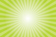 © cnh - Green abstract vector background with rays. Retro style texture with green yellow rays. Abstract green sunburst pattern. vector illustration.