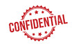 confidential stamp red rubber stamp on white background. confidential stamp sign. confidential stamp.