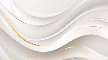 Wall Mural - elegant white shade background with line golden element simple design