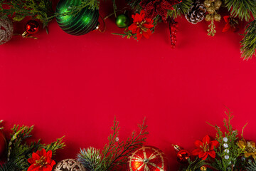 Wall Mural - High-colored Christmas and New Year background