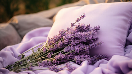 Wall Mural - bunch of lavender