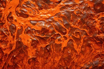 Poster - shimmering lava with a liquid-like glossy texture