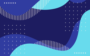 
abstract wave blue fluid background with geometric shapes for banner, web, poster, social media, thumbnail design