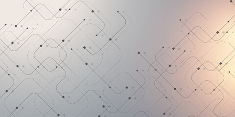 Abstract background with technology circuit board texture. Modern electronic motherboard texture. Engineering and communication concept for header, web banner, website, presentation.