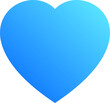 Blue Gradient Favorites Icon