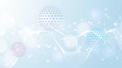 Wall Mural - quantum computing. quantum processing. artificial intelligence quantum computer technology concept. 