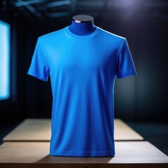 Mannequin wearing a blank tshirt for mockup