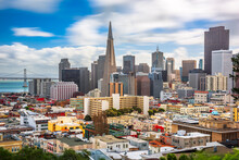 San Francisco, California, USA Skyline In The Day