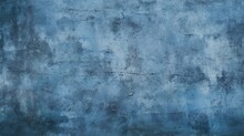 Abstract Dark Blue Grunge Wall Concrete Texture, Seamless Blue Grunge Concrete Wall Background