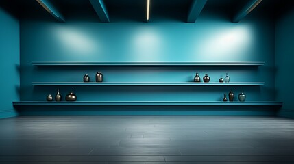 Wall Mural - a gradient backdrop used for product displays