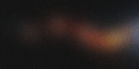 black orange grey bokeh , a normal simple grainy noise grungy empty space or spray texture , a rough abstract retro vibe shine bright light and glow background template color gradient