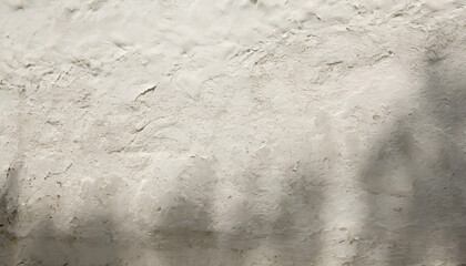 Wall Mural - old white stucco clay wall texture