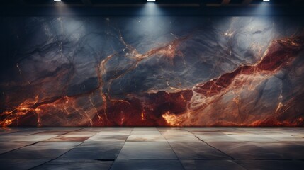 Wall Mural - a backdrop with a texture that mimics marble crafted