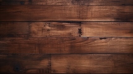 Wall Mural - Dark brown wooden plank background, wallpaper. Old grunge dark textured wooden background, The surface of the old brown wood texture