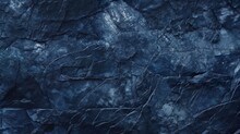 Blue Background Texture, Old Vintage Dark Navy Blue Grunge Of Peeling Paint Stains And Rusted Metal Design