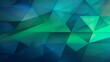 blue and green background with triangle layers in abstract geometric pattern