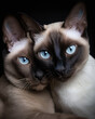© Rohit k  - A pair of affectionate Siamese cats captured in a candid moment