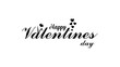 Happy valentines day hand lettered card greeting,Valentines day vintage lettering background. Happy Valentines Day hand drawn text greeting card. Vector illustration. illustration EPS10