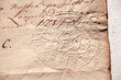 A close-up of a handwritten document, likely from the 18th century, granting permission to a man to study at a Catholic college.