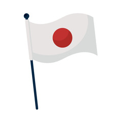 Sticker - japan flag nation