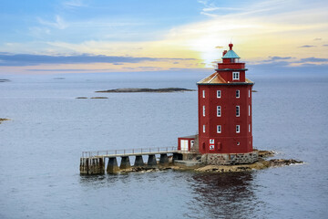 Sticker - lighthouse Kjeungskjaer, Norway