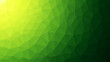 Green low poly triangle mosaic backdrop, polygon background for web, banner, flyer, presentation.