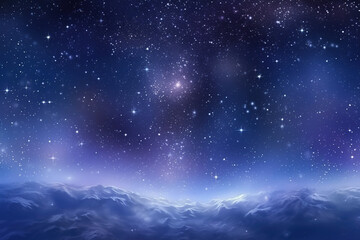 Wall Mural - space background realistic starry night cosmos and shining stars milky way and stardust color galaxy