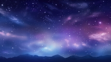 Wall Mural - space background realistic starry night cosmos and shining stars milky way and stardust color galaxy