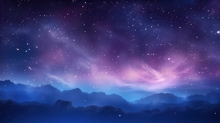 space background realistic starry night cosmos and shining stars milky way and stardust color galaxy